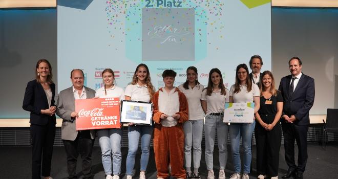 SILBERFUX belegt 1. Platz als beste Junior Company Kärntens